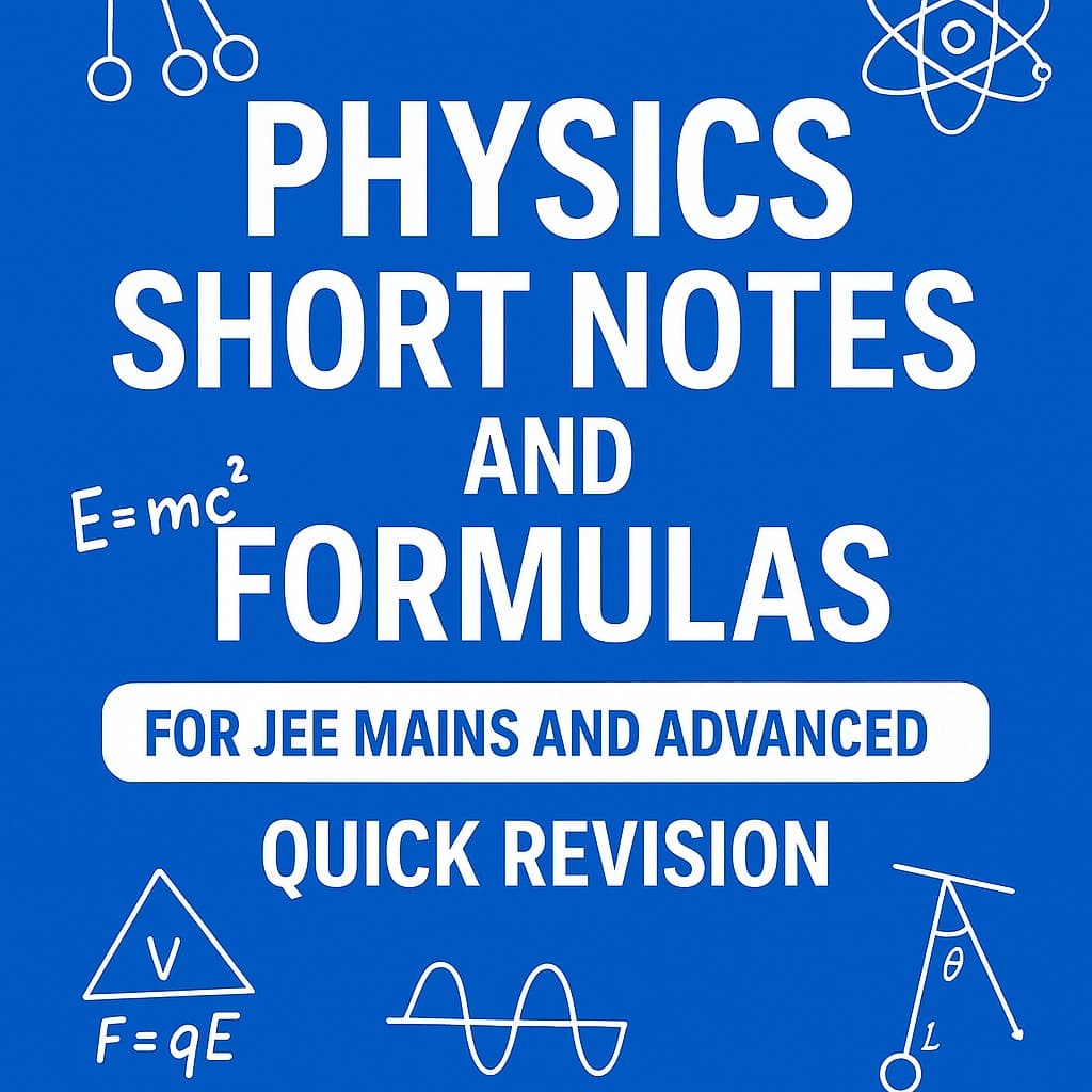 PHYSICS SHORT NOTES BY SALEEM SIR