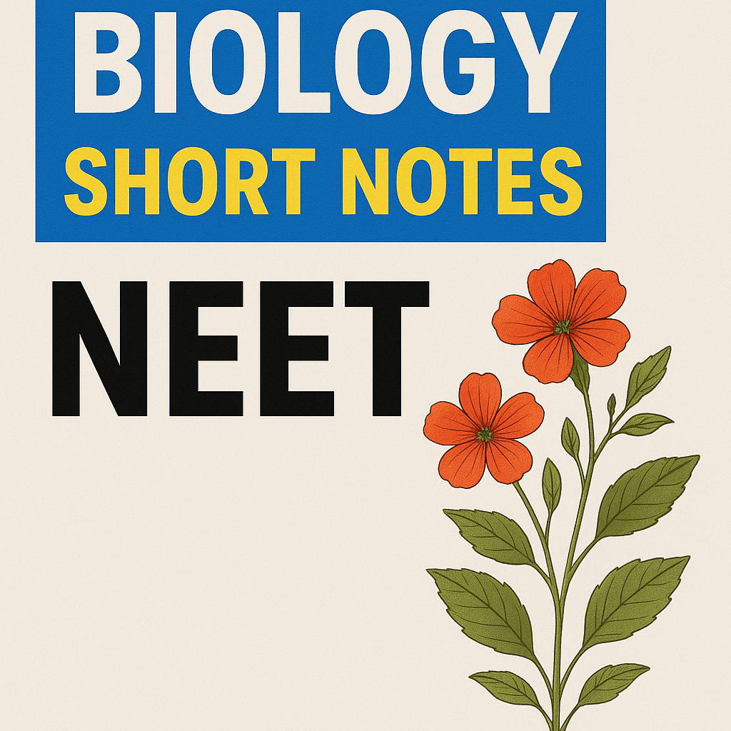 BIOLOGY SHORT NOTES BY SAMAPTI MAM
